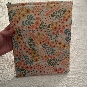 Floral Patterned Book Sleeve